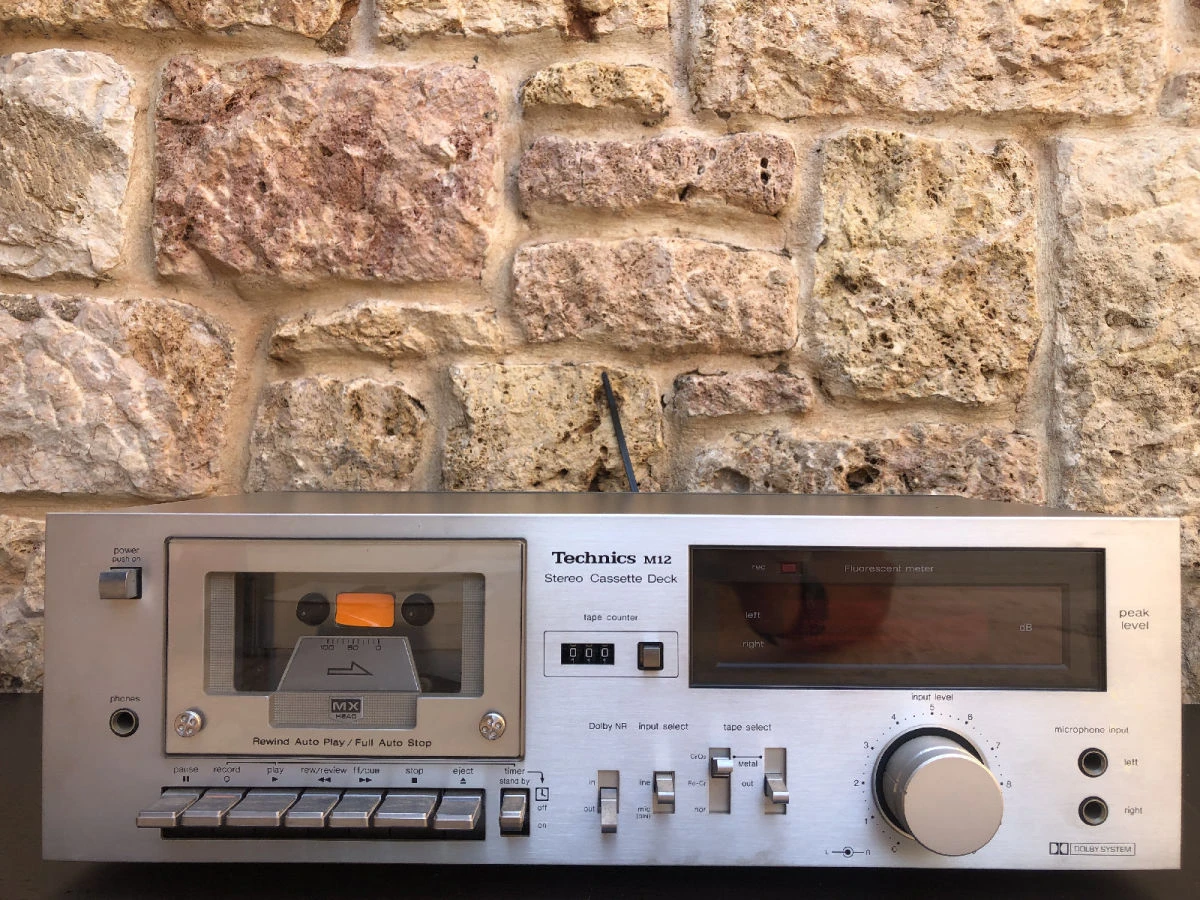 Vendora TECHNICS RS-M12 STEREO CASSETTE DECK - Silver/Grey μαζι με Original Operating Instructions !!! 1984 / Retro / Vintage 7 Vendora TECHNICS RS-M12 STEREO CASSETTE DECK - Silver/Grey μαζι με Original Operating Instructions !!! 1984 / Retro / Vintage - Image 5