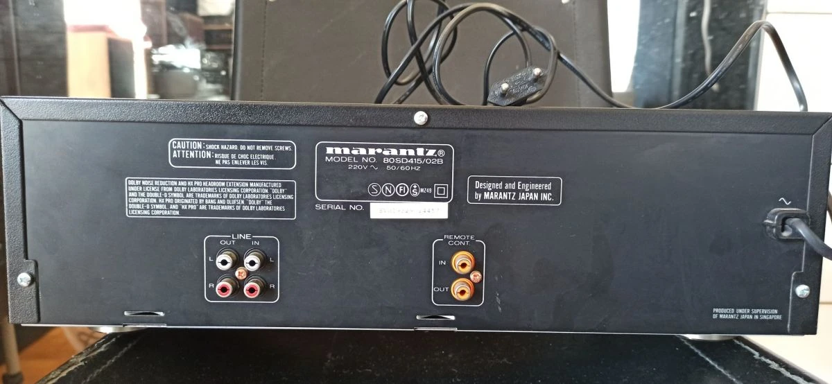 Vendora Διπλό στερεοφωνικό κασετόφωνο MARANTZ SD415 4 Vendora Διπλό στερεοφωνικό κασετόφωνο MARANTZ SD415 - Image 2