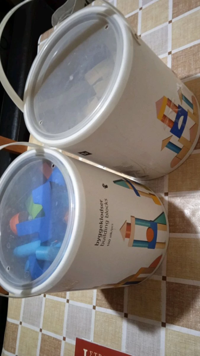 Vendora Παιχνίδια Κύβοι κατασκευών δύο κουτιά Των 100 Τεμάχιων βαμμένα αβαφτα 4 Vendora Παιχνίδια Κύβοι κατασκευών δύο κουτιά Των 100 Τεμάχιων βαμμένα αβαφτα - Image 2