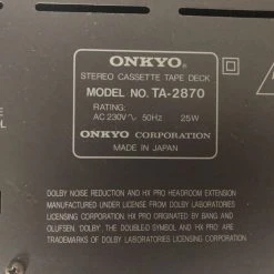 Vendora ΚΑΣΕΤΟΦΩΝΟ ONKYO INTEGRA TA - 2870 -Vendora store 060bd55ac8eb23fdead1741702b43bfe0eaebe3c xl