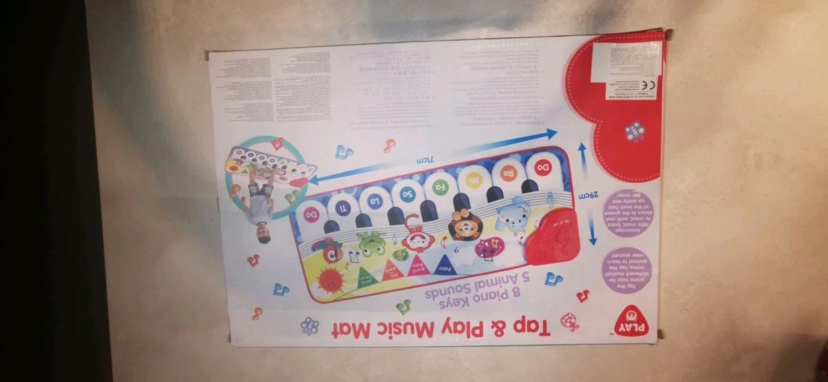 Vendora Στο κουτί του, Playgo Μουσικό Χαλάκι Tap & Play, Toy Piano Original Packaging 5 Vendora Στο κουτί του, Playgo Μουσικό Χαλάκι Tap & Play, Toy Piano Original Packaging - Image 3