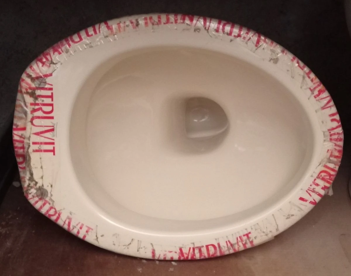 Vendora Λεκάνη ΜΙΝΕΡΒΑ ΒΙΤΡΟΥΒΙΤ Μπεζ Πίσω στόμιο 5 Vendora Λεκάνη ΜΙΝΕΡΒΑ ΒΙΤΡΟΥΒΙΤ Μπεζ Πίσω στόμιο - Image 3