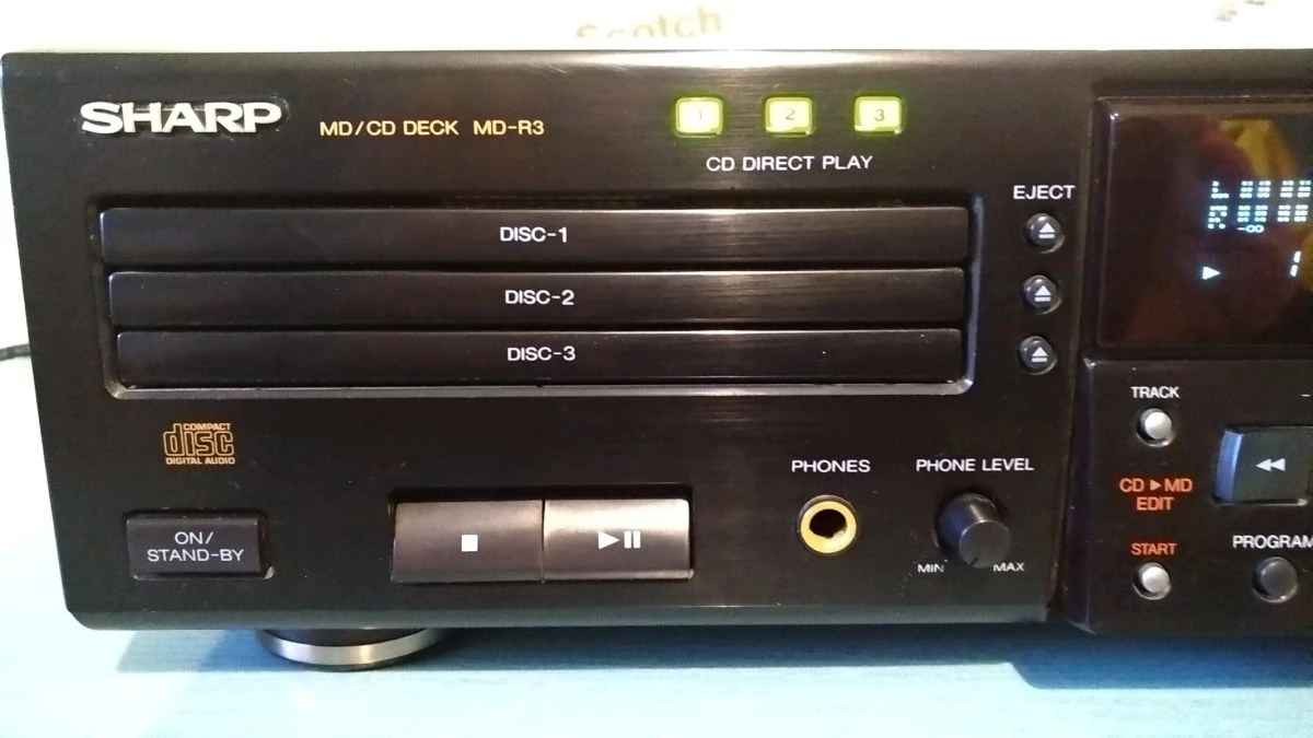 Vendora Sharp MD-R3 Minidisc+3cd 12 Vendora Sharp MD-R3 Minidisc+3cd - Image 10