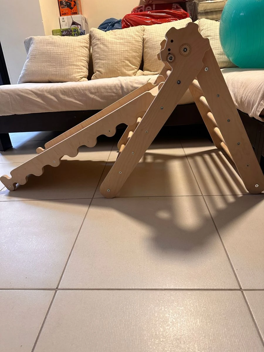 Vendora Mamoi Τρίγωνο ξύλο αναρρίχησης για παιδιά με ράμπα αναρρίχησης - τσουλήθρα Montessori 3 Vendora Mamoi Τρίγωνο ξύλο αναρρίχησης για παιδιά με ράμπα αναρρίχησης - τσουλήθρα Montessori