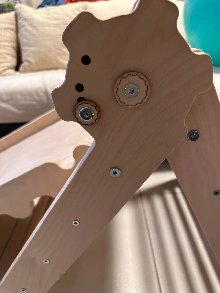 Vendora Mamoi Τρίγωνο ξύλο αναρρίχησης για παιδιά με ράμπα αναρρίχησης - τσουλήθρα Montessori 4 Vendora Mamoi Τρίγωνο ξύλο αναρρίχησης για παιδιά με ράμπα αναρρίχησης - τσουλήθρα Montessori - Image 2