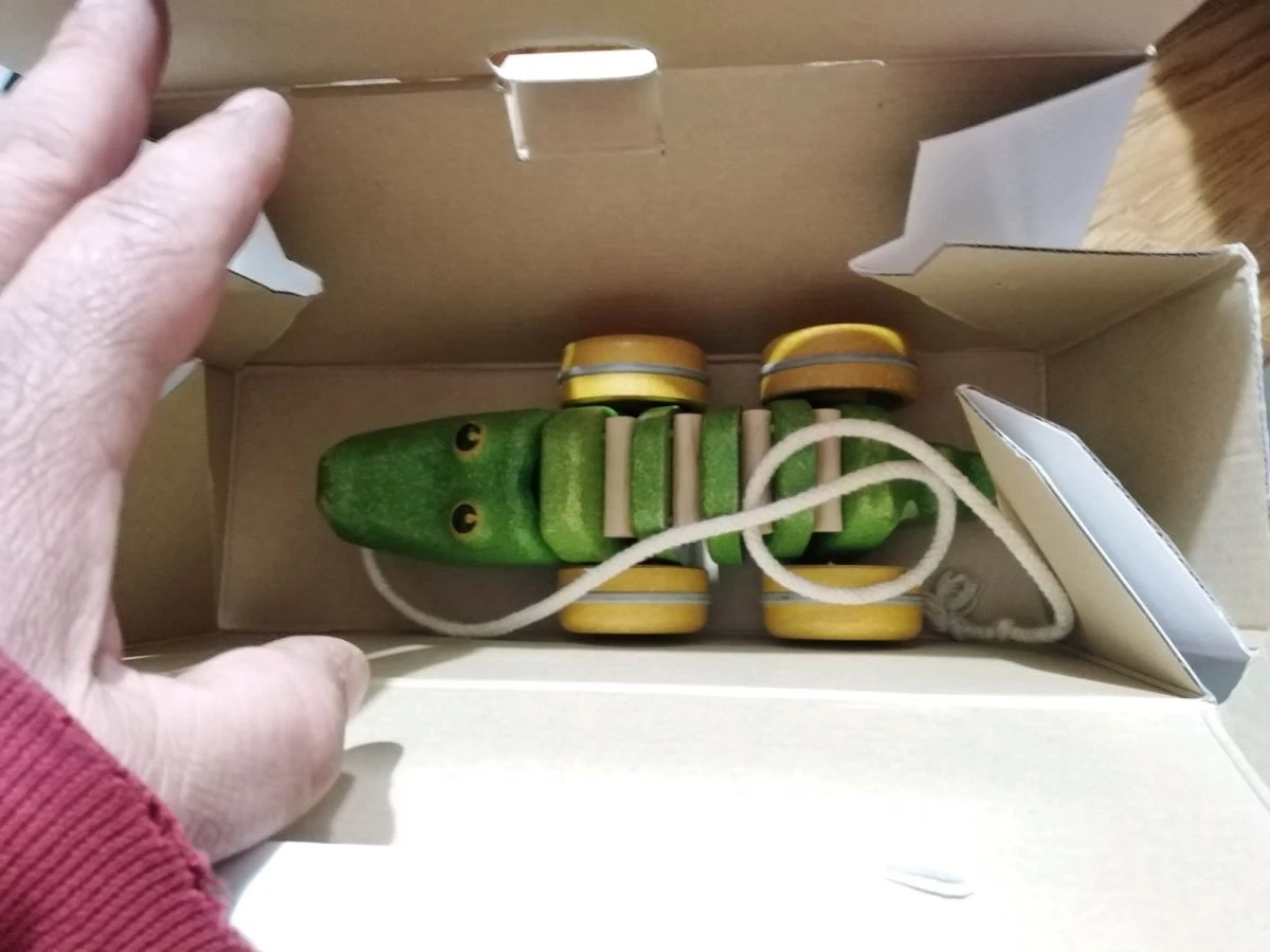 Vendora Plan Toys ξύλινο κροκόδειλος που κινείται 4 Vendora Plan Toys ξύλινο κροκόδειλος που κινείται - Image 2