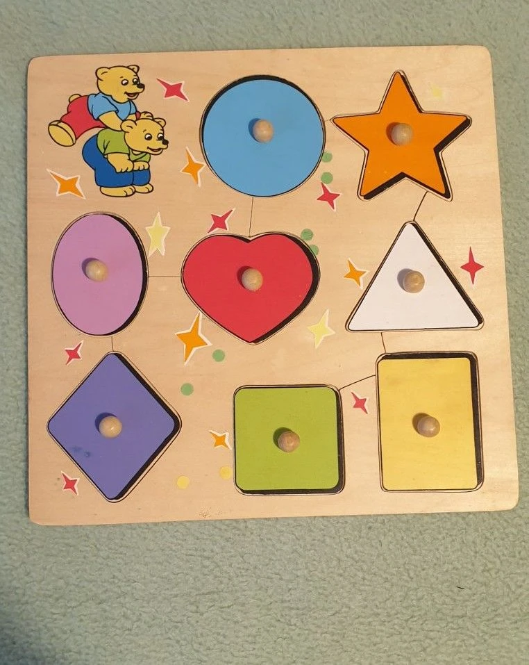 Vendora Ξυλινο παζλ σχηματα 3 Vendora Ξυλινο παζλ σχηματα