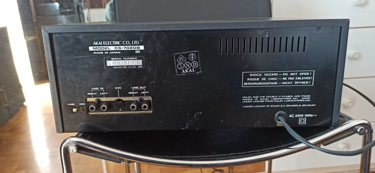 Vendora Στερεοφωνικό κασετόφωνο AKAI CS702DII 4 Vendora Στερεοφωνικό κασετόφωνο AKAI CS702DII - Image 2