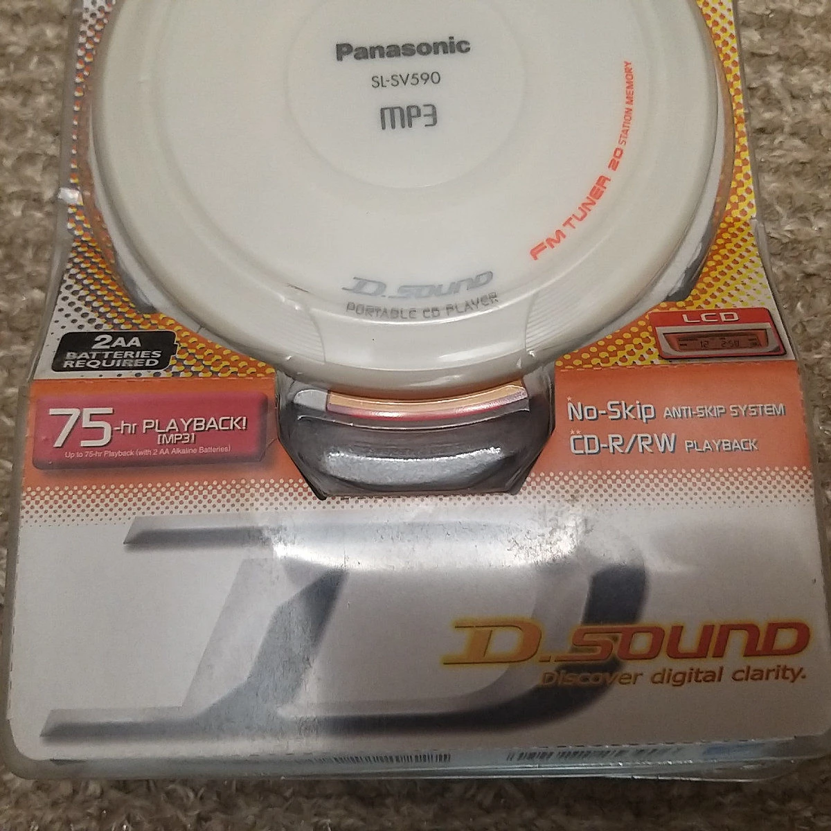 Vendora PANASONIC SL-SV590 VINTAGE CD Player (mp3) - FM Radio. 7 Vendora PANASONIC SL-SV590 VINTAGE CD Player (mp3) - FM Radio. - Image 5