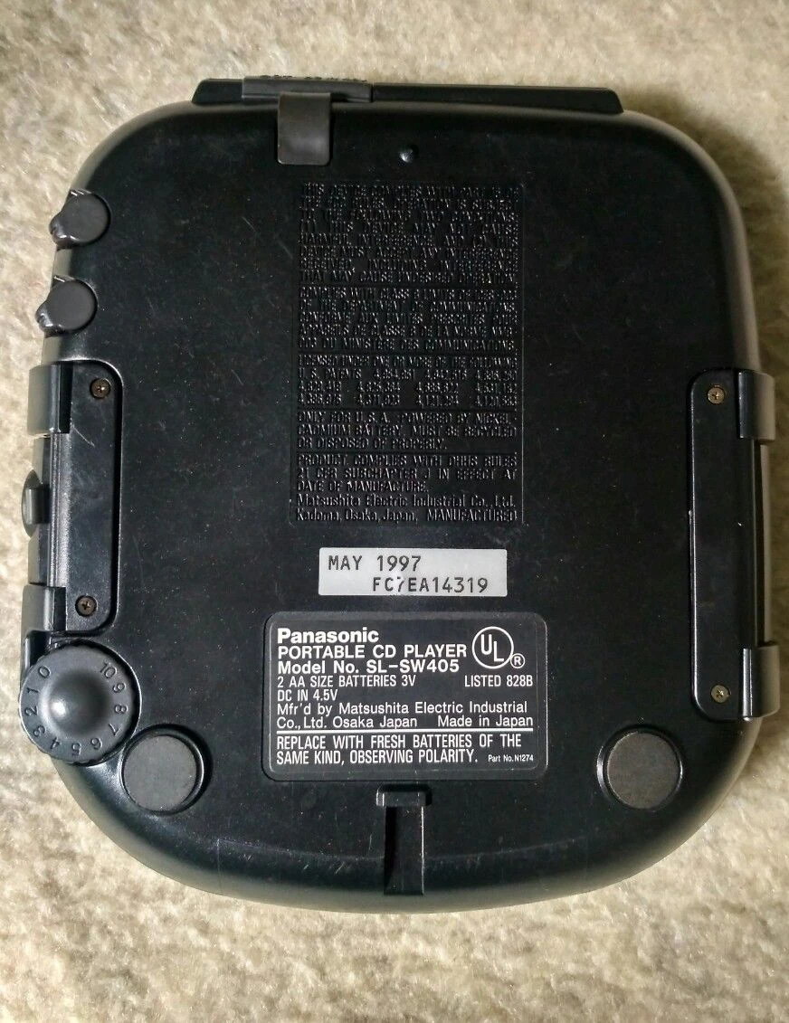 Vendora PANASONIC PORTABLE CD PLAYER SL-SW405 MASH 4 Vendora PANASONIC PORTABLE CD PLAYER SL-SW405 MASH - Image 2