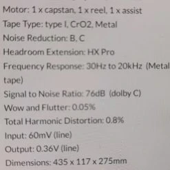 Vendora DIRECT DRIVE YAMAHA KX 530 RS Made In JAPAN Vintage Deck κασετοφωνο 24 Vendora DIRECT DRIVE YAMAHA KX 530 RS Made In JAPAN Vintage Deck κασετοφωνο -Vendora store 359086347322cabd141d852f0e4773fa5f5dac80 xl
