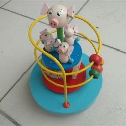 Vendora Ξύλινο καρουζελ με μελωδία