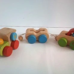 Vendora ΔΙΑΔΡΑΣΤΙΚΟ ΠΑΙΔΙΚΟ ΒΡΕΦΙΚΟ ΞΥΛΙΝΟ ΤΡΕΝΑΚΙ PLAN TOYS (Κωδ.08)