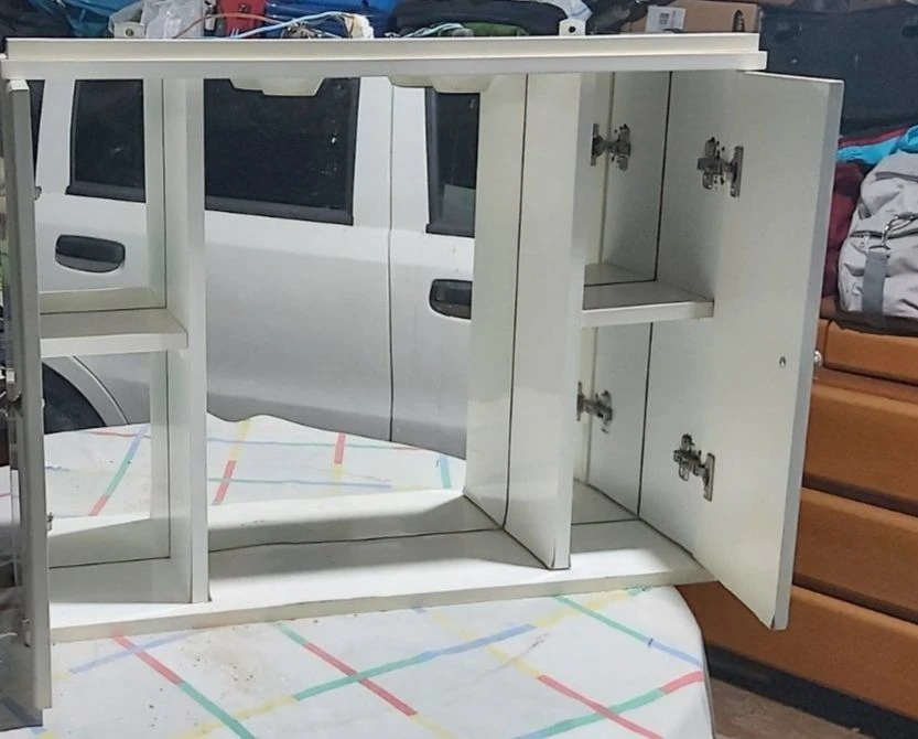 Vendora Ντουλάπι με καθρέπτη μπάνιου 4 Vendora Ντουλάπι με καθρέπτη μπάνιου - Image 2