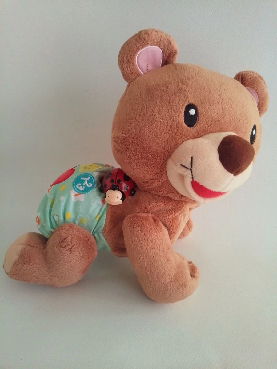 Vendora Vtech Crawling Teddy Bear από Ύφασμα με Ήχους για 6+ Μηνών 3 Vendora Vtech Crawling Teddy Bear από Ύφασμα με Ήχους για 6+ Μηνών