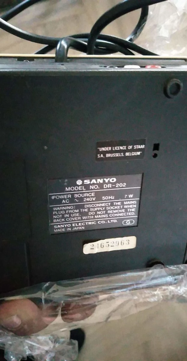 Vendora Sanyo DR202 Data Recorder 5 Vendora Sanyo DR202 Data Recorder - Image 3