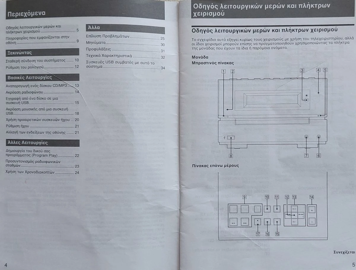 Vendora SONY HCD-BX-30R COMPACT DISC RECEIVER + ραδιοφωνο + USB Stick + AUDIO IN + τηλεκοντρόλ + βιβλιαράκι οδηγιες χρησης και 2 ηχεια 13 Vendora SONY HCD-BX-30R COMPACT DISC RECEIVER + ραδιοφωνο + USB Stick + AUDIO IN + τηλεκοντρόλ + βιβλιαράκι οδηγιες χρησης και 2 ηχεια - Image 11