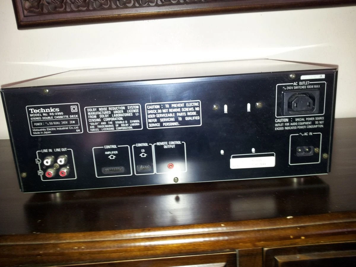 Vendora ΔΙΠΛΟ ΚΑΣΣΕΤΟΦΩΝΟ TECHNICS - RS-X990 5 Vendora ΔΙΠΛΟ ΚΑΣΣΕΤΟΦΩΝΟ TECHNICS - RS-X990 - Image 3