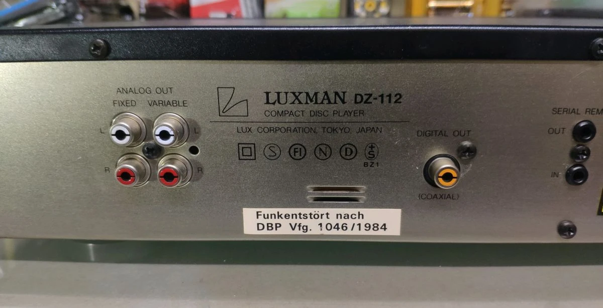 Vendora LUXMAN DZ-112 CD PLAYER 8 Vendora LUXMAN DZ-112 CD PLAYER - Image 6