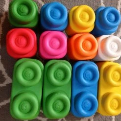 Vendora τουβλάκια μαλακά για μωρά Clementoni 12 τεμάχια