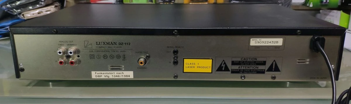 Vendora LUXMAN DZ-112 CD PLAYER 7 Vendora LUXMAN DZ-112 CD PLAYER - Image 5