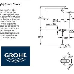 Vendora Ολοκαίνουργιες μπαταρίες μπάνιου GROHE START CLOVA σφραγισμένες στο κουτί τους. -Vendora store 7a9477e4e32a09b4eb40ff53e9ac0900e315d287 xl