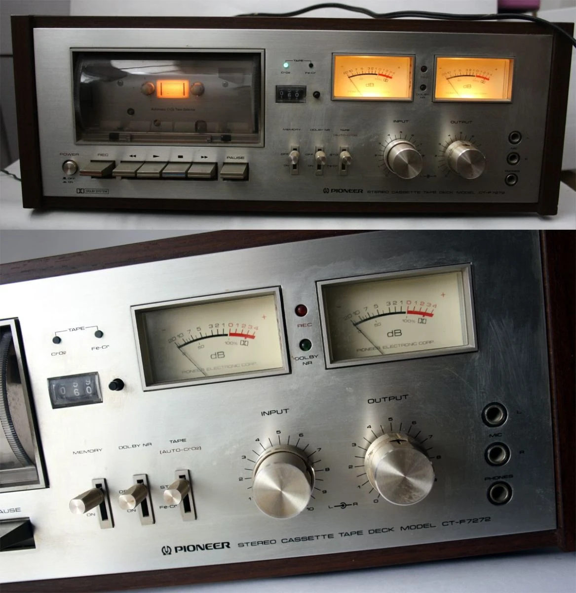 Vendora VINTAGE 70'S PIONEER STEREO CASSETTE TAPE DECK CT-F7272 Made In Japan 3 Vendora VINTAGE 70'S PIONEER STEREO CASSETTE TAPE DECK CT-F7272 Made In Japan