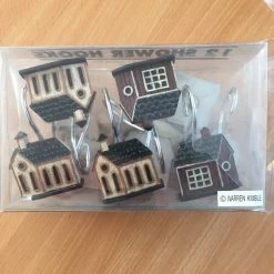 Vendora διακοσμητικοι γαντζοι για κουρτινα μπανιου