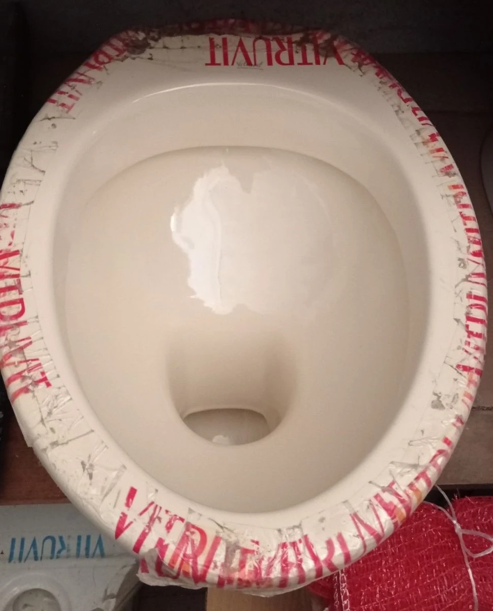 Vendora Λεκάνη ΜΙΝΕΡΒΑ ΒΙΤΡΟΥΒΙΤ Μπεζ Πίσω στόμιο 7 Vendora Λεκάνη ΜΙΝΕΡΒΑ ΒΙΤΡΟΥΒΙΤ Μπεζ Πίσω στόμιο - Image 5