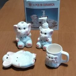 Vendora Κεραμικό σετ μπάνιου