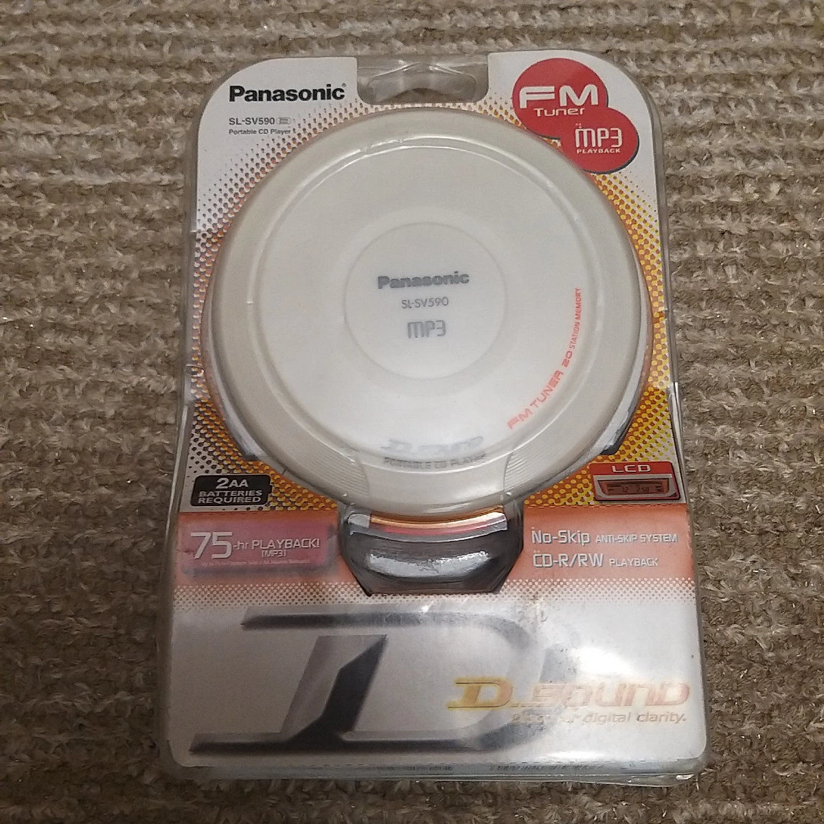 Vendora PANASONIC SL-SV590 VINTAGE CD Player (mp3) - FM Radio. 3 Vendora PANASONIC SL-SV590 VINTAGE CD Player (mp3) - FM Radio.