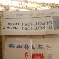 Vendora Χημική τουαλέτα Camping BI-POT 125L PLATINUM AS NEW