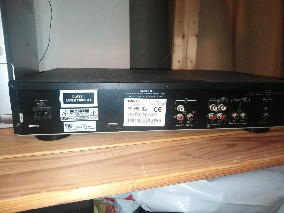 Vendora PHILIPS CDR 765 διπλο CD για εξωτερική και εσωτερική εγγραφή μπορεί να συνδεθεί και με οπτική ίνα επίσης υπάρχουν τα Manual & Remote Control 4 Vendora PHILIPS CDR 765 διπλο CD για εξωτερική και εσωτερική εγγραφή μπορεί να συνδεθεί και με οπτική ίνα επίσης υπάρχουν τα Manual & Remote Control - Image 2