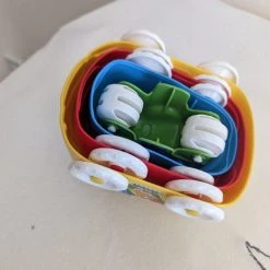 Vendora Baby Clementoni παιχνίδι πυραμίδα με οχήματα