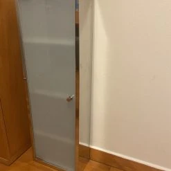 Vendora Ντουλάπι τοίχου από ανοξειδωτο μέταλλο με γυάλινη πορτα από το κατάστημα Veneti καλής ποιοτητος 75χ25χ10 -Vendora store bba00e550f752db4537cda46c5b9d17f74f95f28 xl