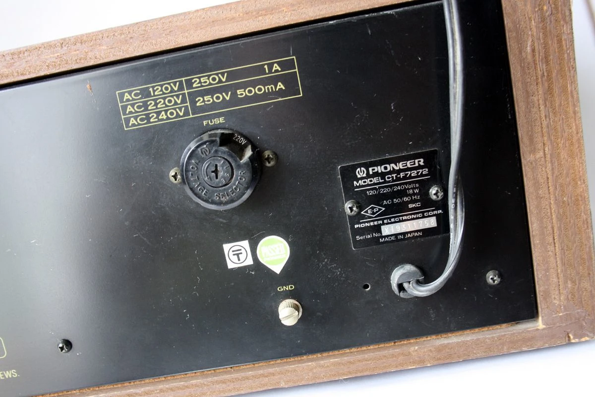 Vendora VINTAGE 70'S PIONEER STEREO CASSETTE TAPE DECK CT-F7272 Made In Japan 10 Vendora VINTAGE 70'S PIONEER STEREO CASSETTE TAPE DECK CT-F7272 Made In Japan - Image 8