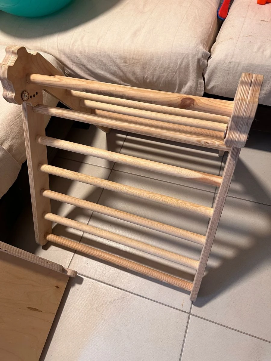 Vendora Mamoi Τρίγωνο ξύλο αναρρίχησης για παιδιά με ράμπα αναρρίχησης - τσουλήθρα Montessori 5 Vendora Mamoi Τρίγωνο ξύλο αναρρίχησης για παιδιά με ράμπα αναρρίχησης - τσουλήθρα Montessori - Image 3