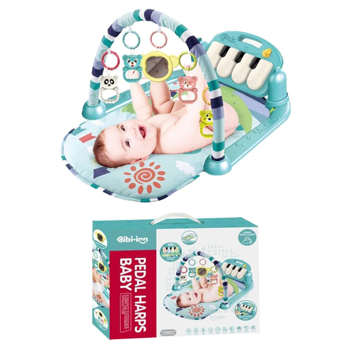 Vendora Βρεφικό Γυμναστήριο-Πιάνο Μπαταρίας 53x43x9cm 3 Vendora Βρεφικό Γυμναστήριο-Πιάνο Μπαταρίας 53x43x9cm