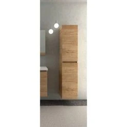 Vendora ΣΤΗΛΗ ΜΠΑΝΙΟΥ ΚΡΕΜΑΣΤΗ Π35XB35XY167 CM ΜΕΛΑΜΙΝΗ ΧΡΩΜΑ POSSITANO SAVVOPOULOS PILLAR 928824