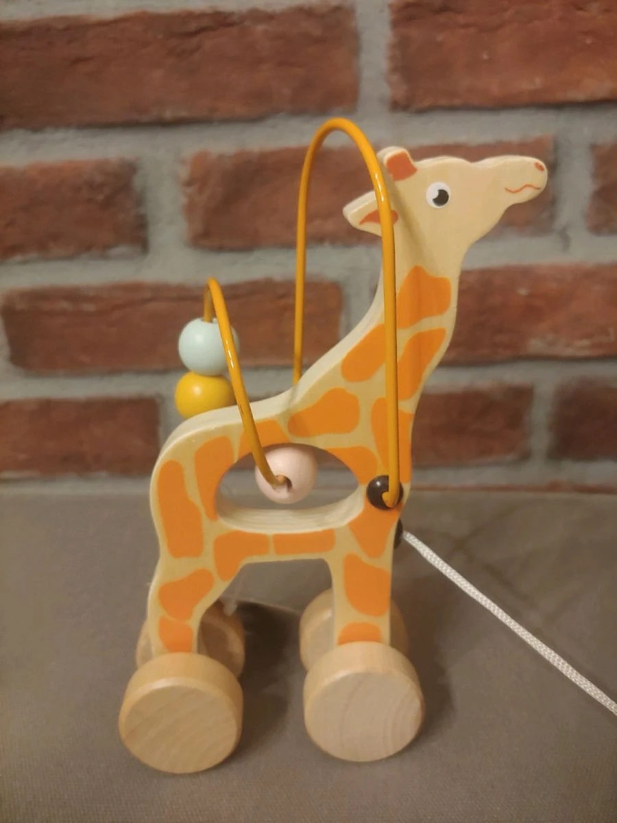 Vendora Ξύλινο συρόμενο ζωάκι + λαβύρινθος με χάντρες 7 Vendora Ξύλινο συρόμενο ζωάκι + λαβύρινθος με χάντρες - Image 5