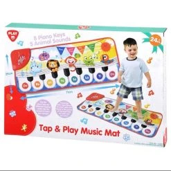 Vendora Στο κουτί του, Playgo Μουσικό Χαλάκι Tap & Play, Toy Piano Original Packaging