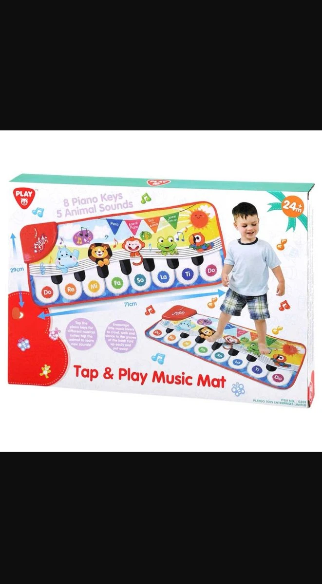 Vendora Στο κουτί του, Playgo Μουσικό Χαλάκι Tap & Play, Toy Piano Original Packaging 3 Vendora Στο κουτί του, Playgo Μουσικό Χαλάκι Tap & Play, Toy Piano Original Packaging