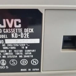 Vendora JVC - KD-D2 STEREO CASSETTE DECK ΣΤΕΡΕΟΦΩΝΙΚΟ ΚΑΣΣΕΤΟΦΩΝΟ -Vendora store f1afcef5afb490e05fddabd06e4cd1b41af34dd7 xl