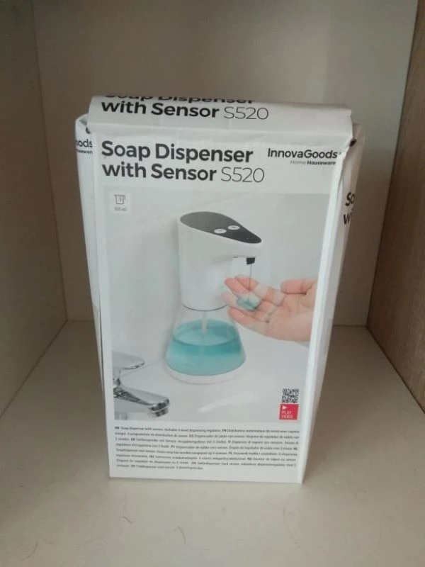 Vendora Αυτόματος Διανεμητής Σαπουνιού με Αισθητήρα S520 InnovaGoods 7 Vendora Αυτόματος Διανεμητής Σαπουνιού με Αισθητήρα S520 InnovaGoods - Image 5