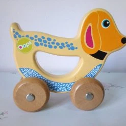 Vendora παιδικο παιχνιδι σκυλακι με ροδακια